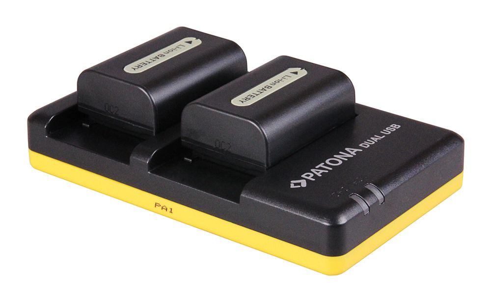 Patona Chargeur Dual USB NP-FV70