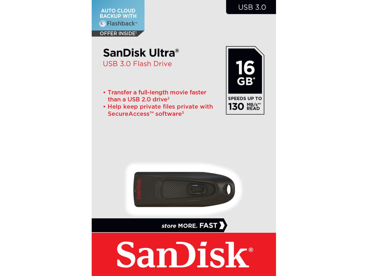 Sandisk Ultra USB 3.0 130MB/s 16GB