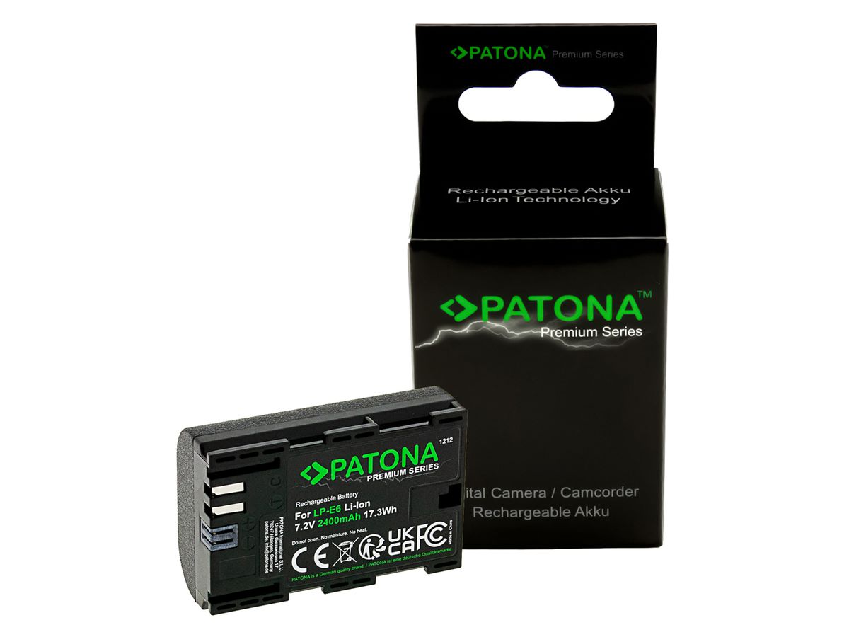 Patona Premium Batterie Canon LP-E6