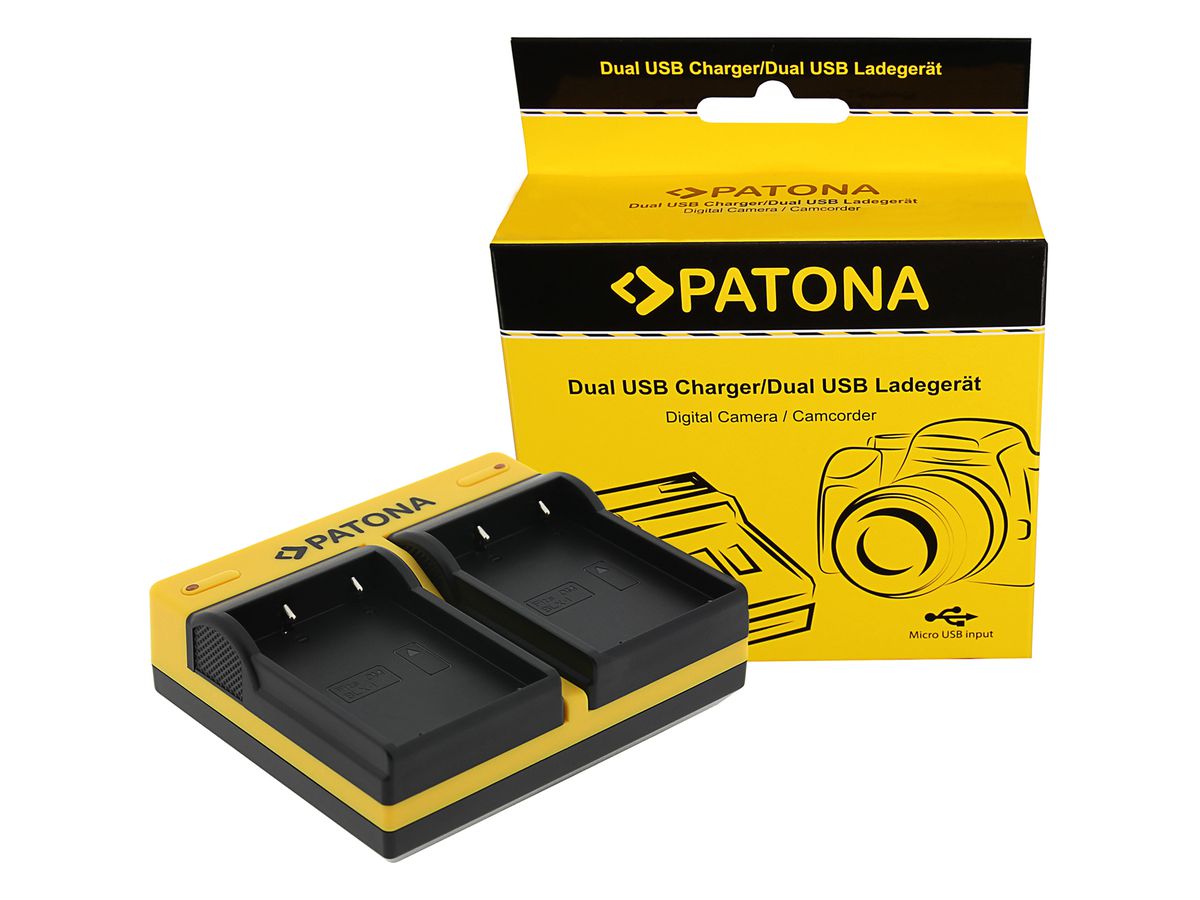 Patona Ladeg. Dual USB Olympus BLX-1