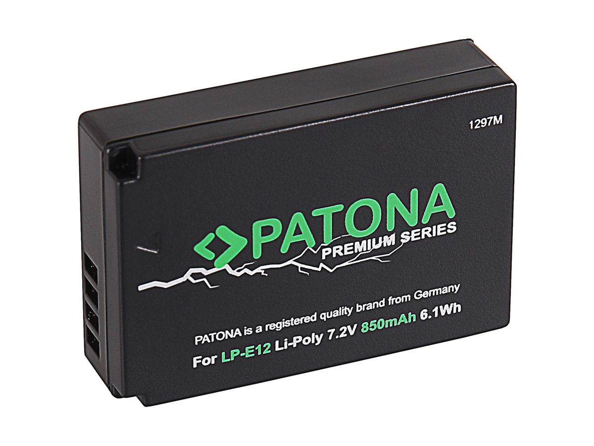 Patona Premium Batterie Canon LP-E12