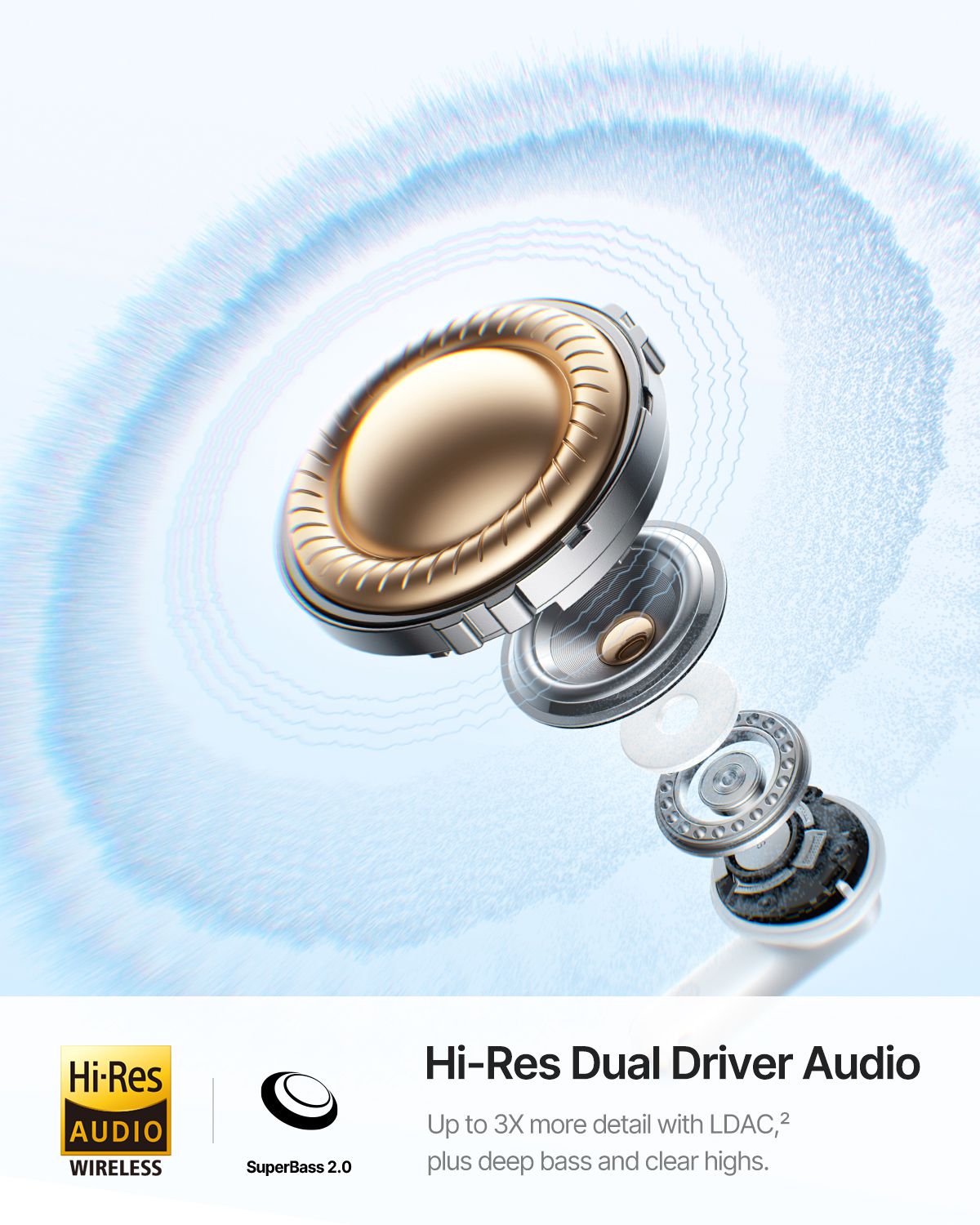 Baseus Bass BP1 Ultra In-Ear TWS White