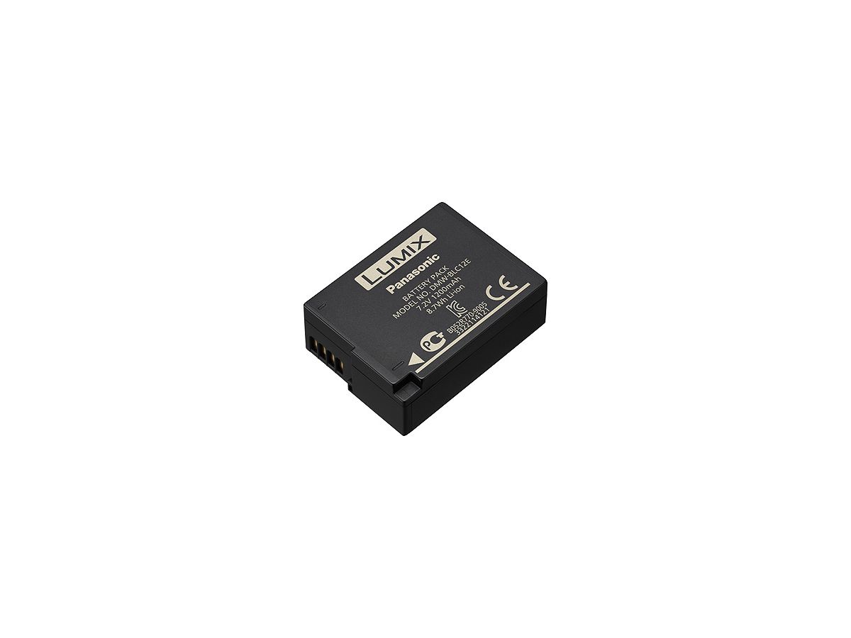 Panasonic Li-Ion Akku,DMW-BLC12E 1200mAh