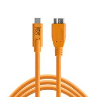 TetherPro USB-C to 3.0 Micro-B 4.6m Org