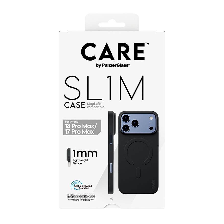 PanzerGlass iP17/18ProMax SL1M Case bl.
