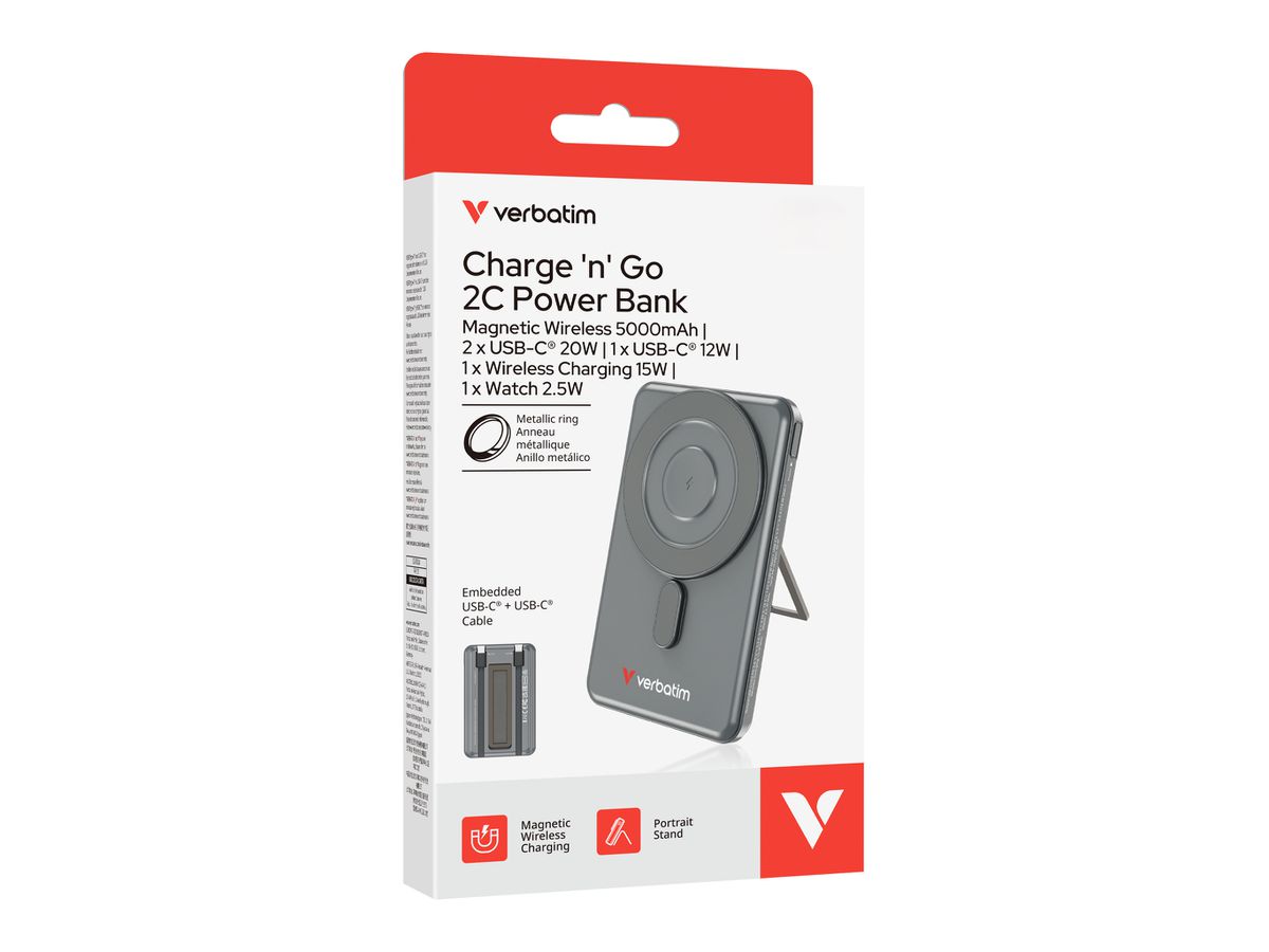 Verbatim Charge n Go Powerbank 5000 mAh