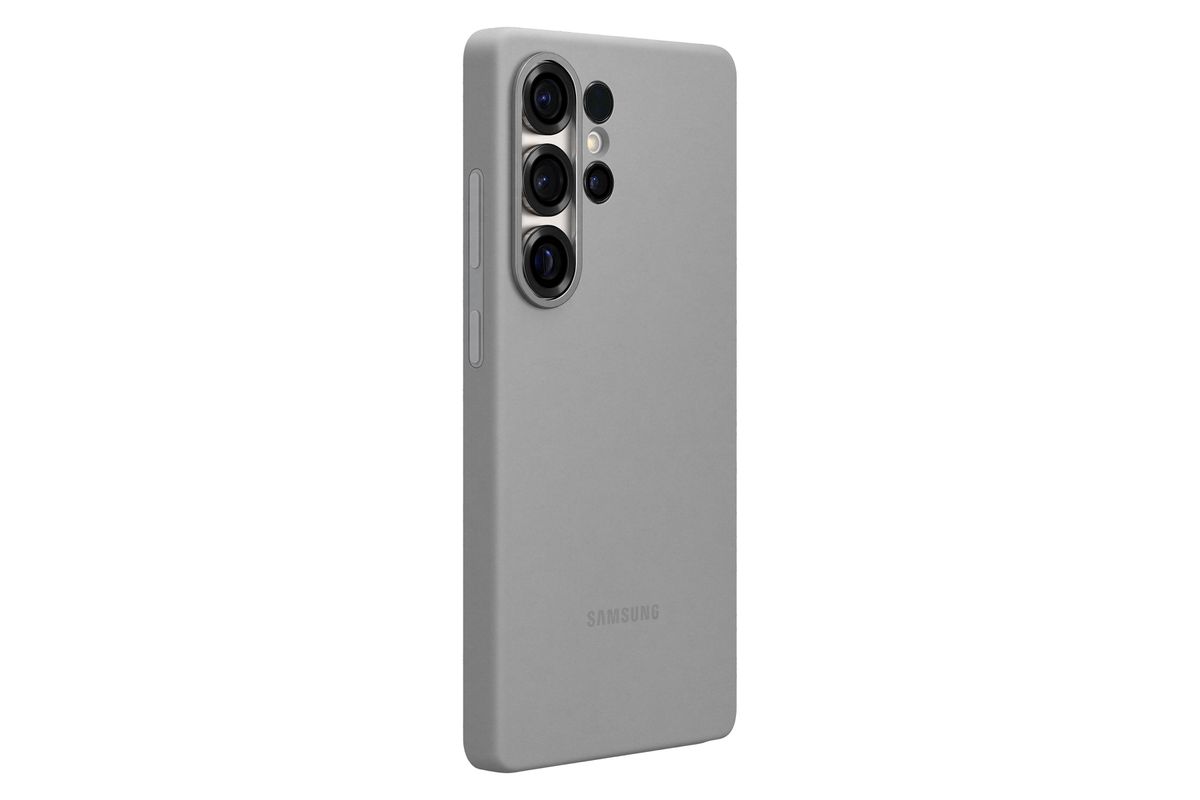 Samsung S25 Ultra Silicone Case Gray