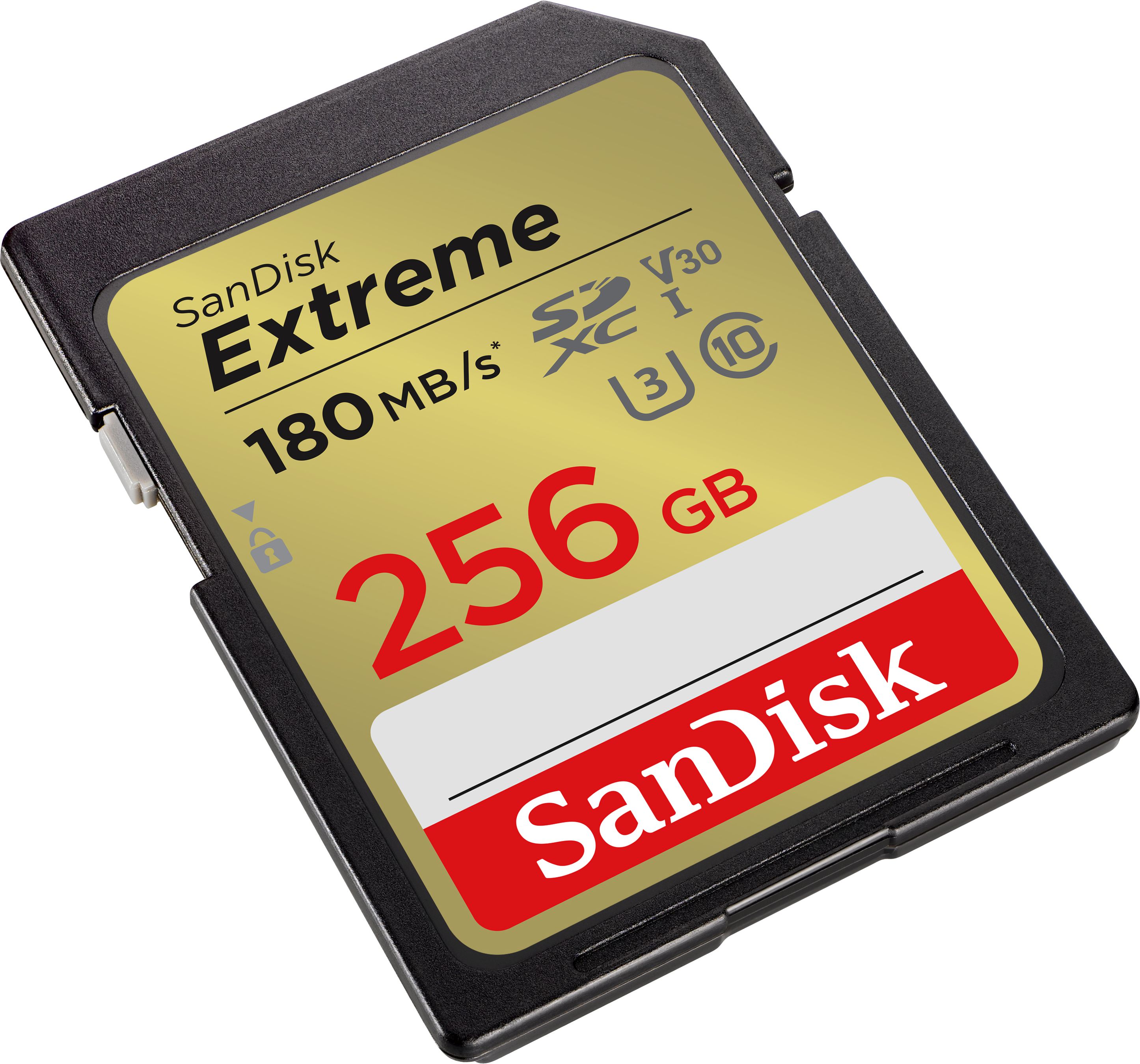 SanDisk Extreme 180MB/s SDXC 256GB
