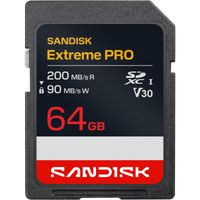 SANDISK Extreme PRO 200MB/s SDXC 64GB