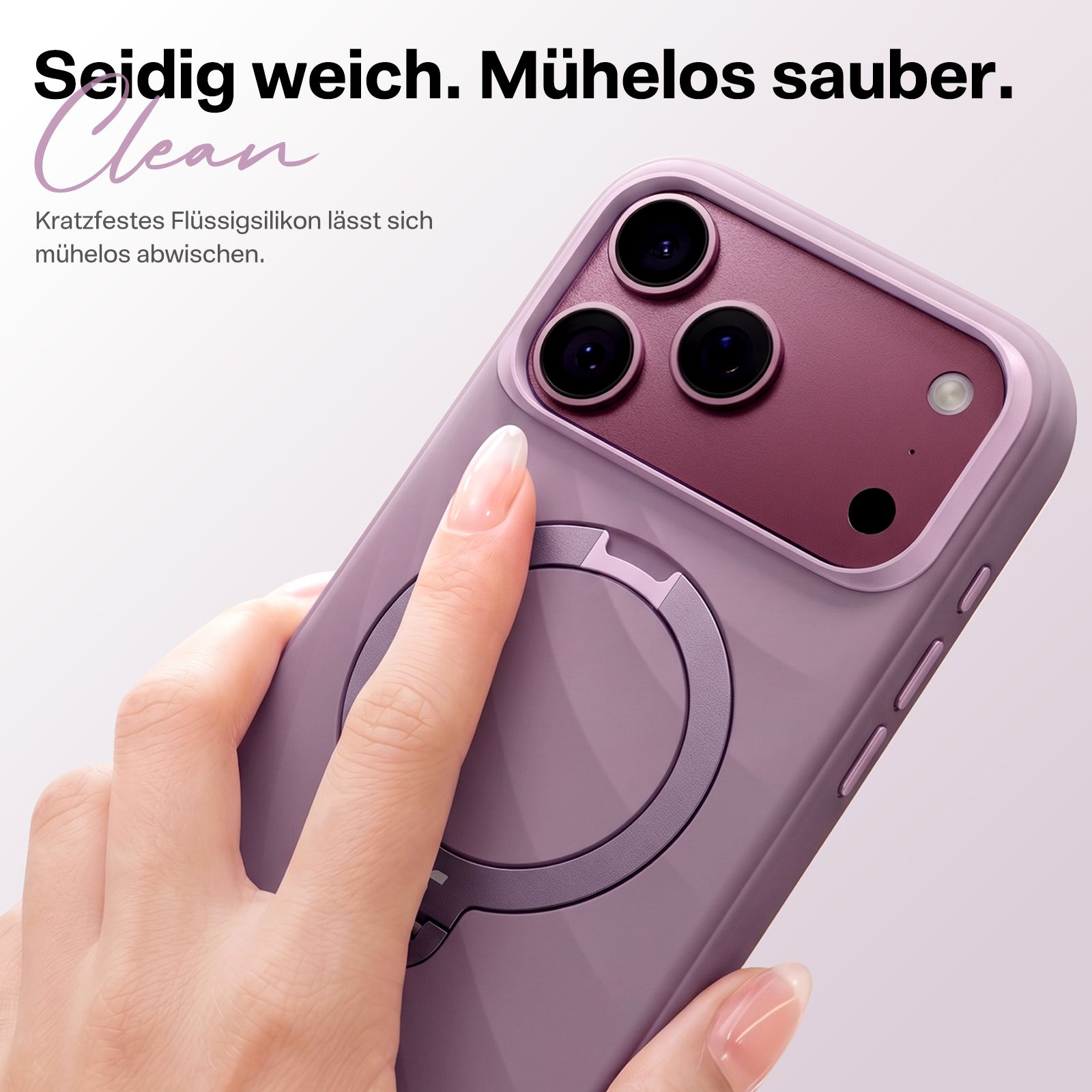 Torras Ostand Wind iPhone 18 Pro Purple