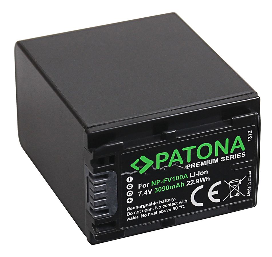 Patona Premium Batterie Sony NP-FV100