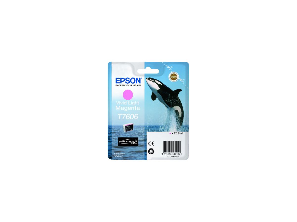 Epson Ink T0760 UltraChrome V.L. Magenta