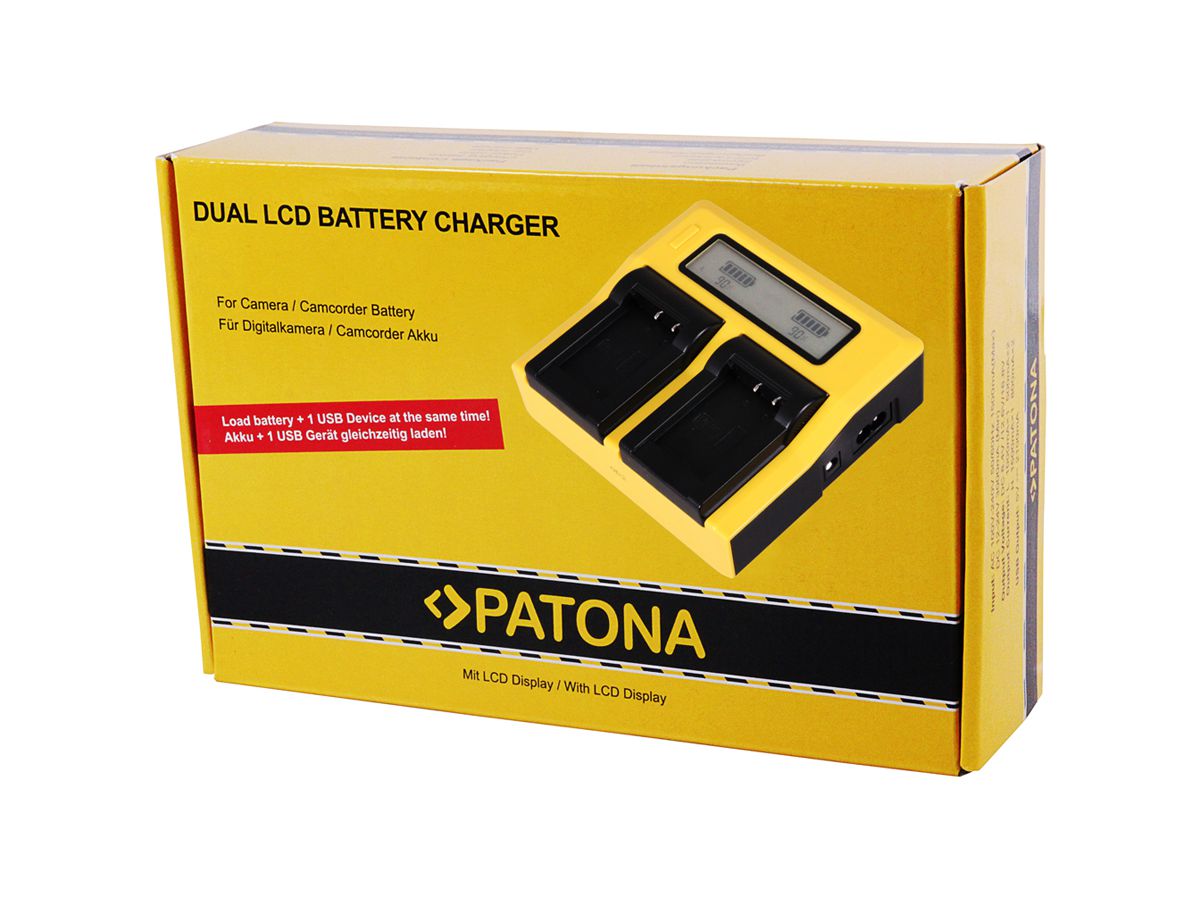Patona Chargeur Dual LCD Fuji NP-W126