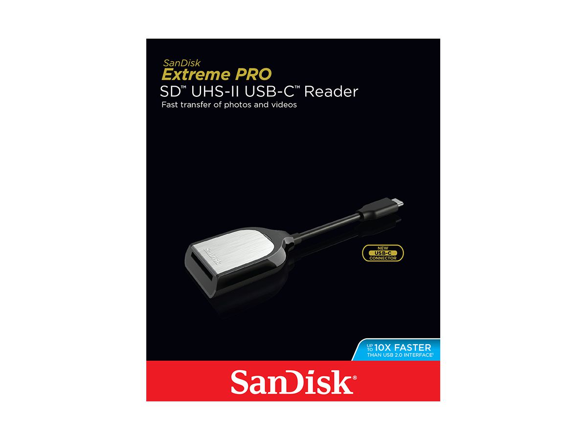 SanDisk ExtremePRO UHSII Typ-C SD-Reader