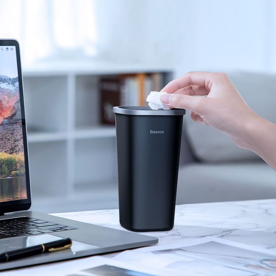 Baseus Car Trash Can Black