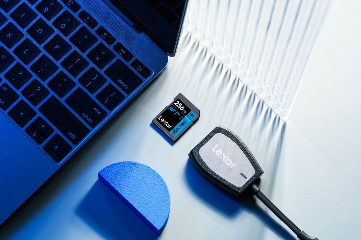 Lexar 800x UHS-I SDXC 256GB Blue