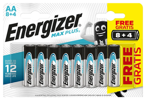 Energizer Max Plus Mignon AA 8+4