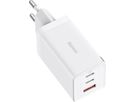 Baseus GaN5 Pro 3 Port Charger 65W White