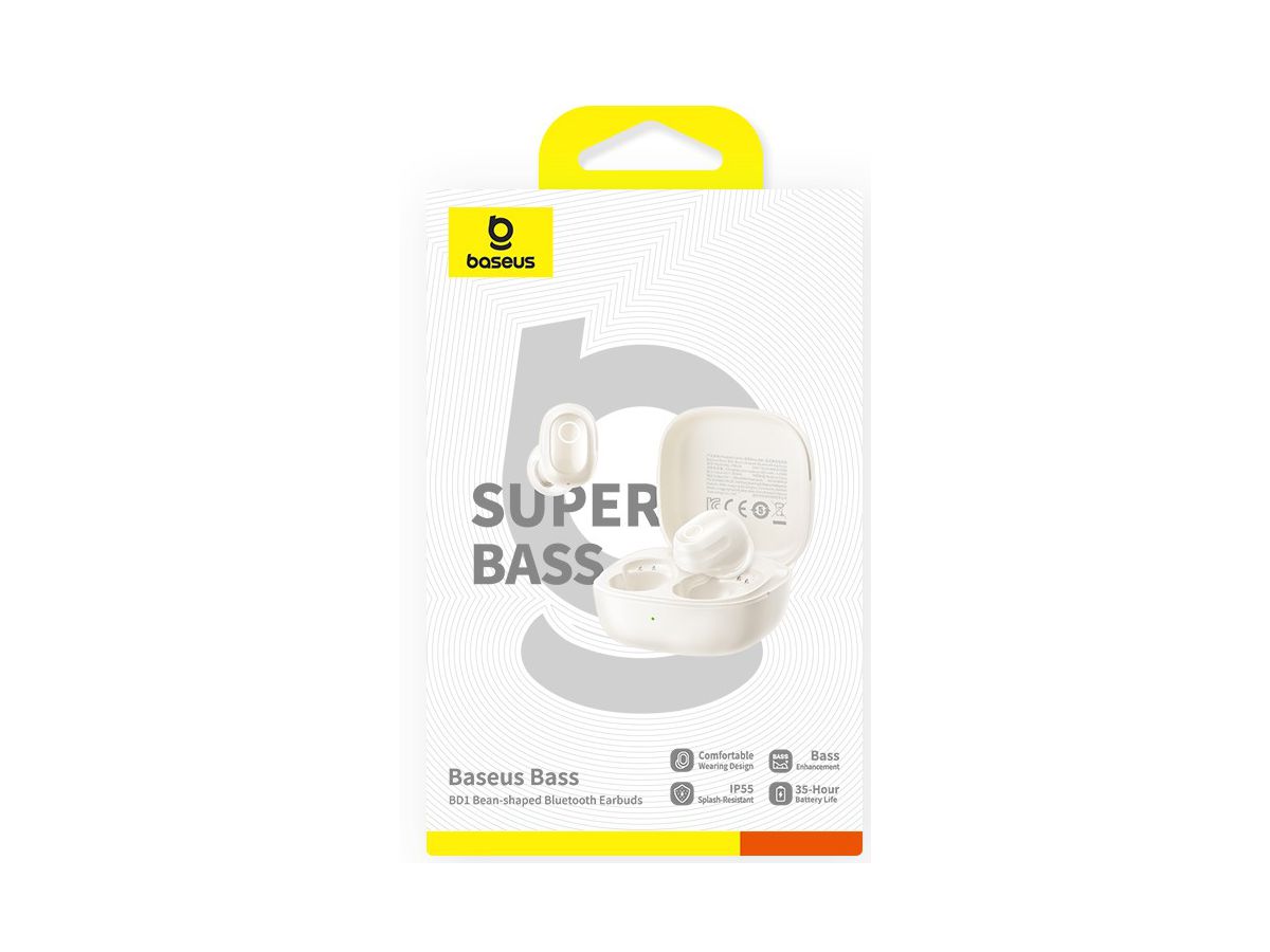 Baseus Bass BD1 TWS Earbuds White