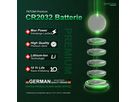 Patona 10 Stück CR2032 Alkaline Batterie