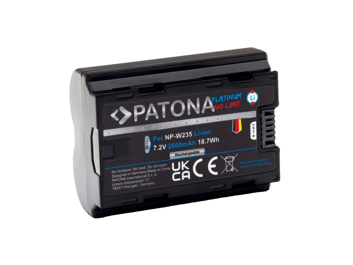 Patona Platinum Batterie Fuji NP-W235