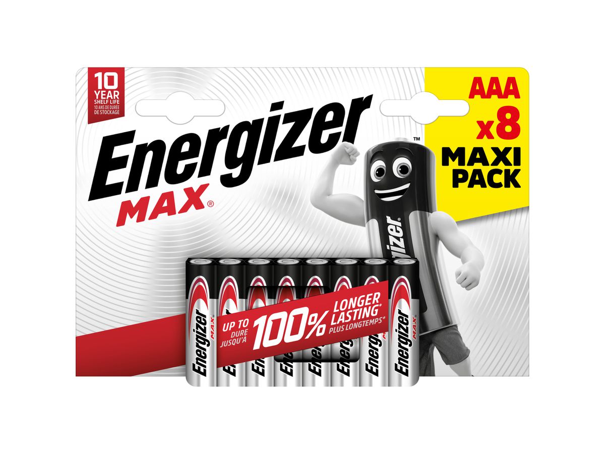Energizer Max AAA (LR03/E92)  BP-8