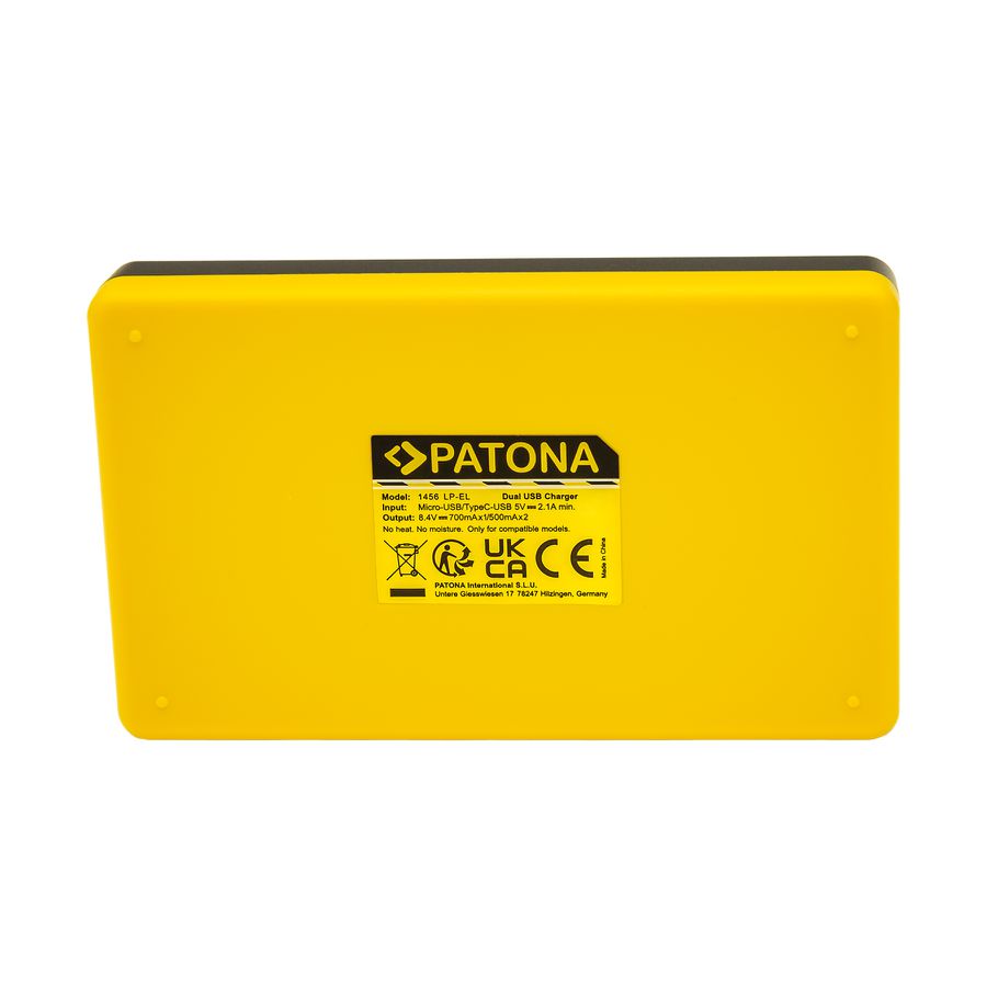 Patona Chargeur Dual USB Canon LP-EL