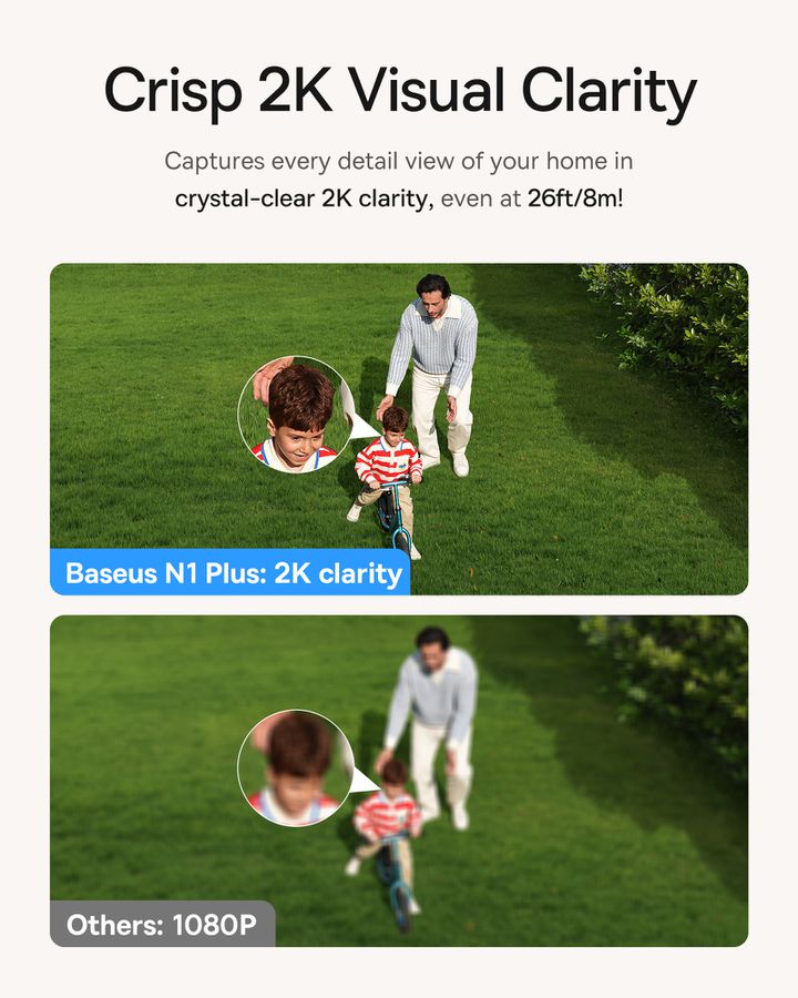 Baseus N1+ Outdoor Camera 2K