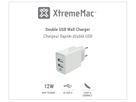 XtremeMac Wall Charger double USB  white