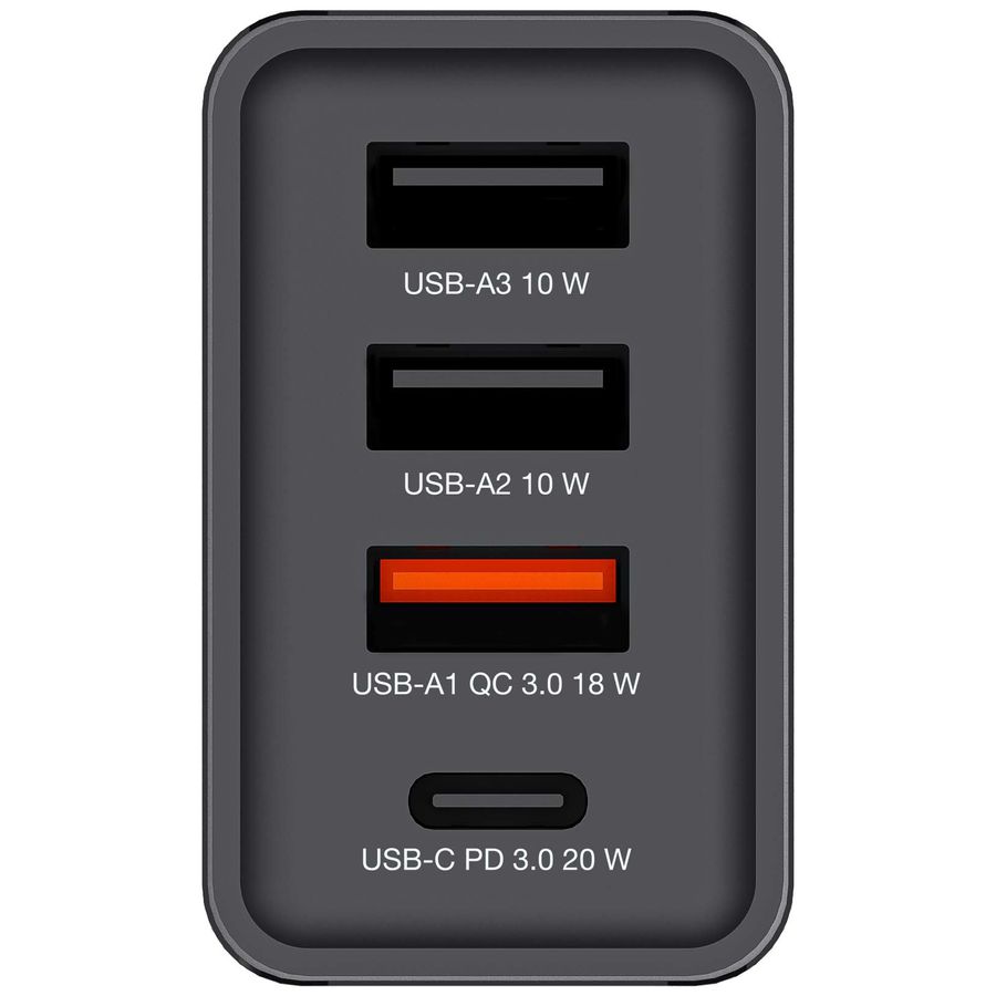 Verbatim 4 Port Charger 30W Black