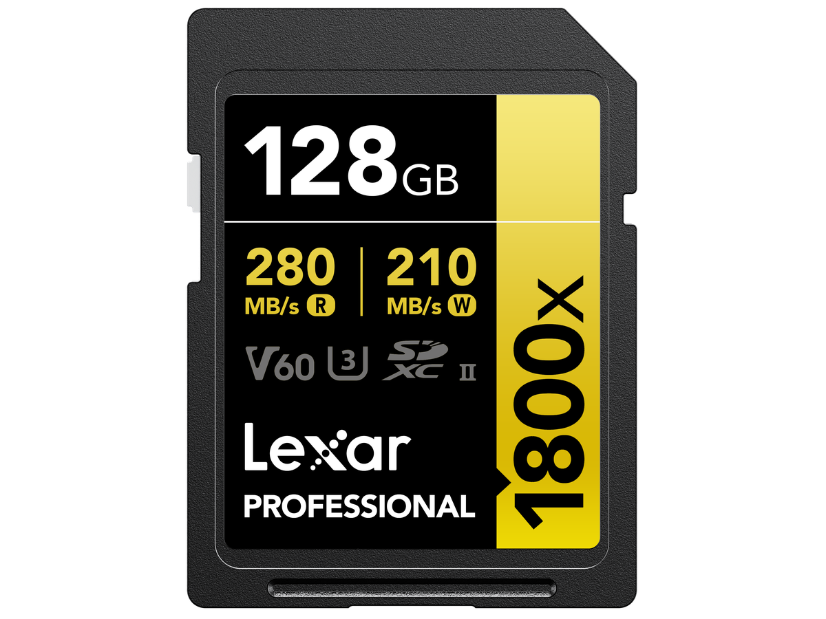 Lexar 1800x UHS-II SDXC 2x128GB Gold