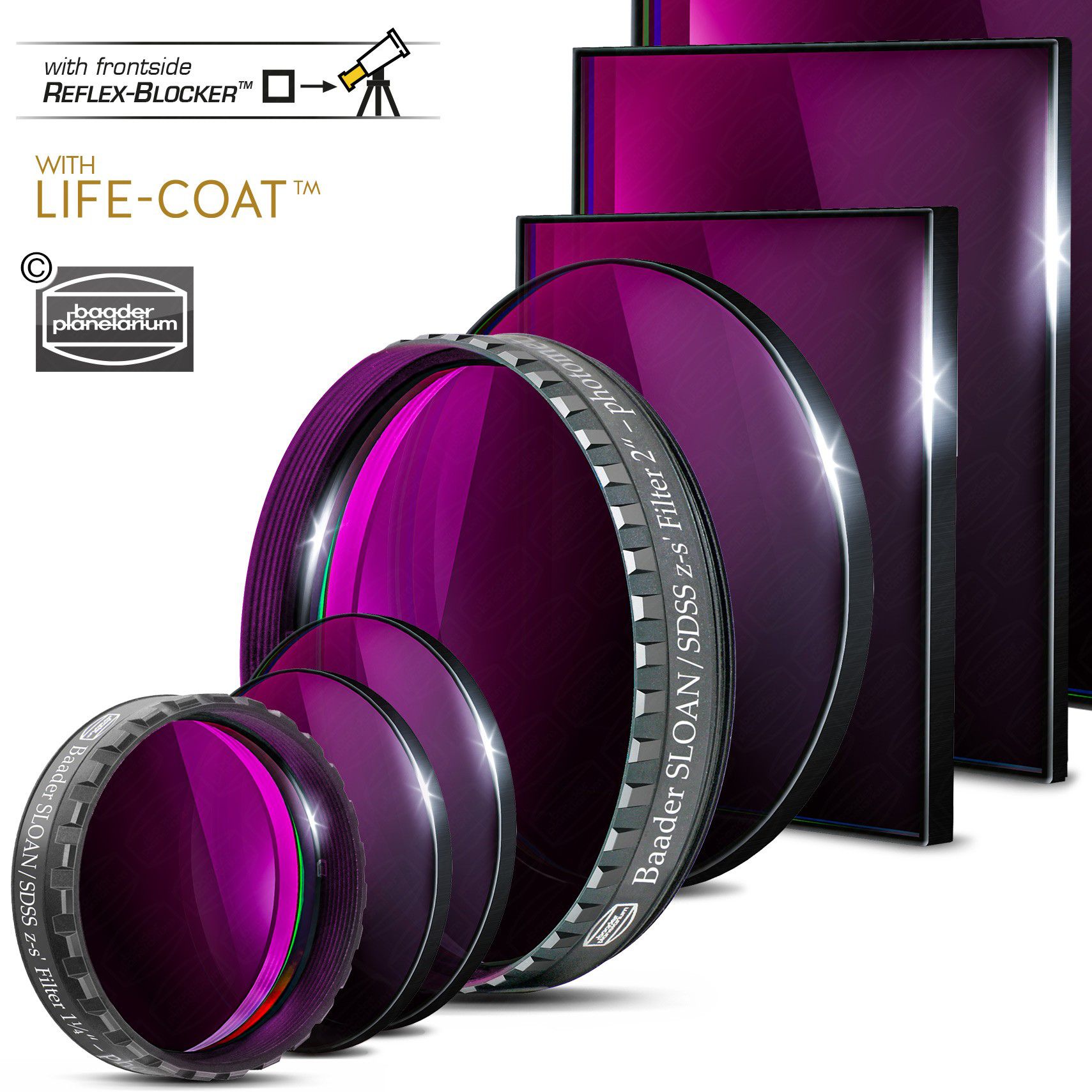 Baader SLOAN/SDSS z-s' Filtre 1¼"