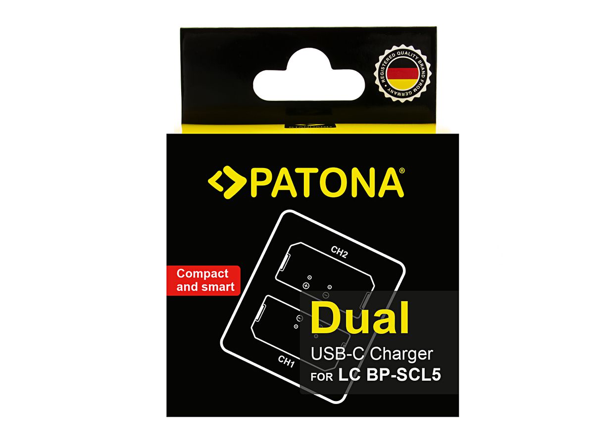 Patona Chargeur Dual Leica BP-SCL5