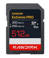 SANDISK Extreme PRO 300MB/s SDXC 512GB