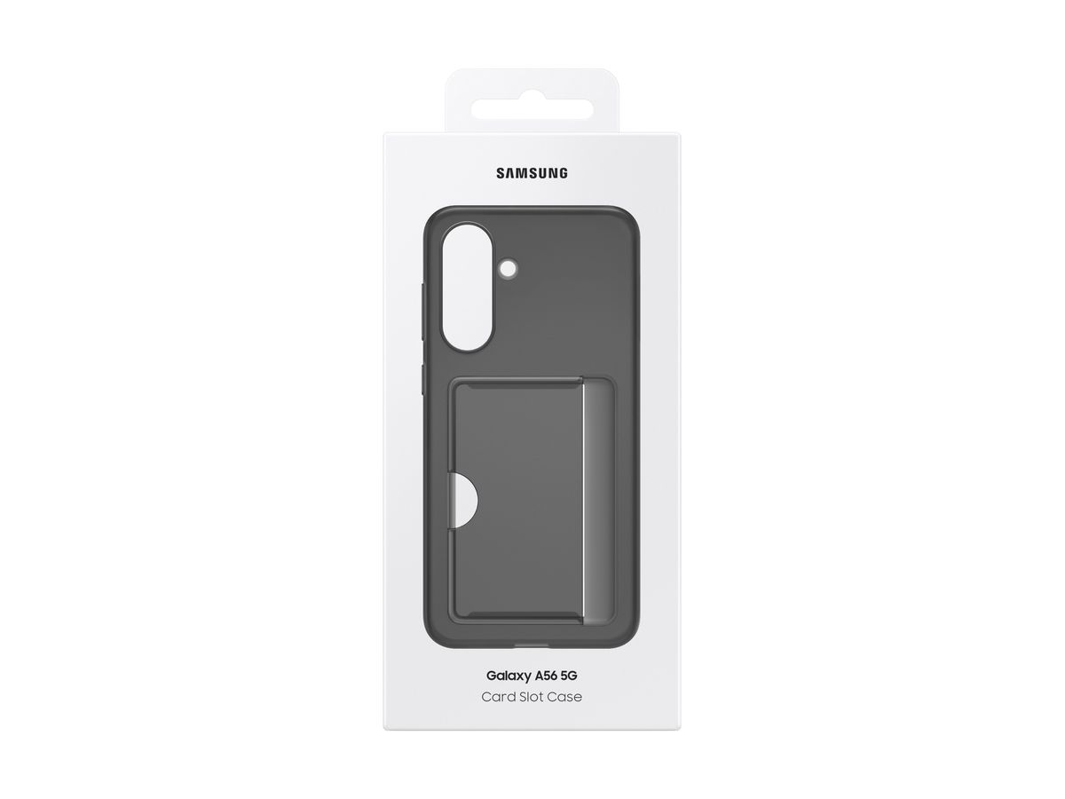 Samsung A56 Card Slot Case Black