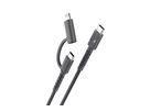 Fresh 'n Rebel USB-C Combo Cable Grey