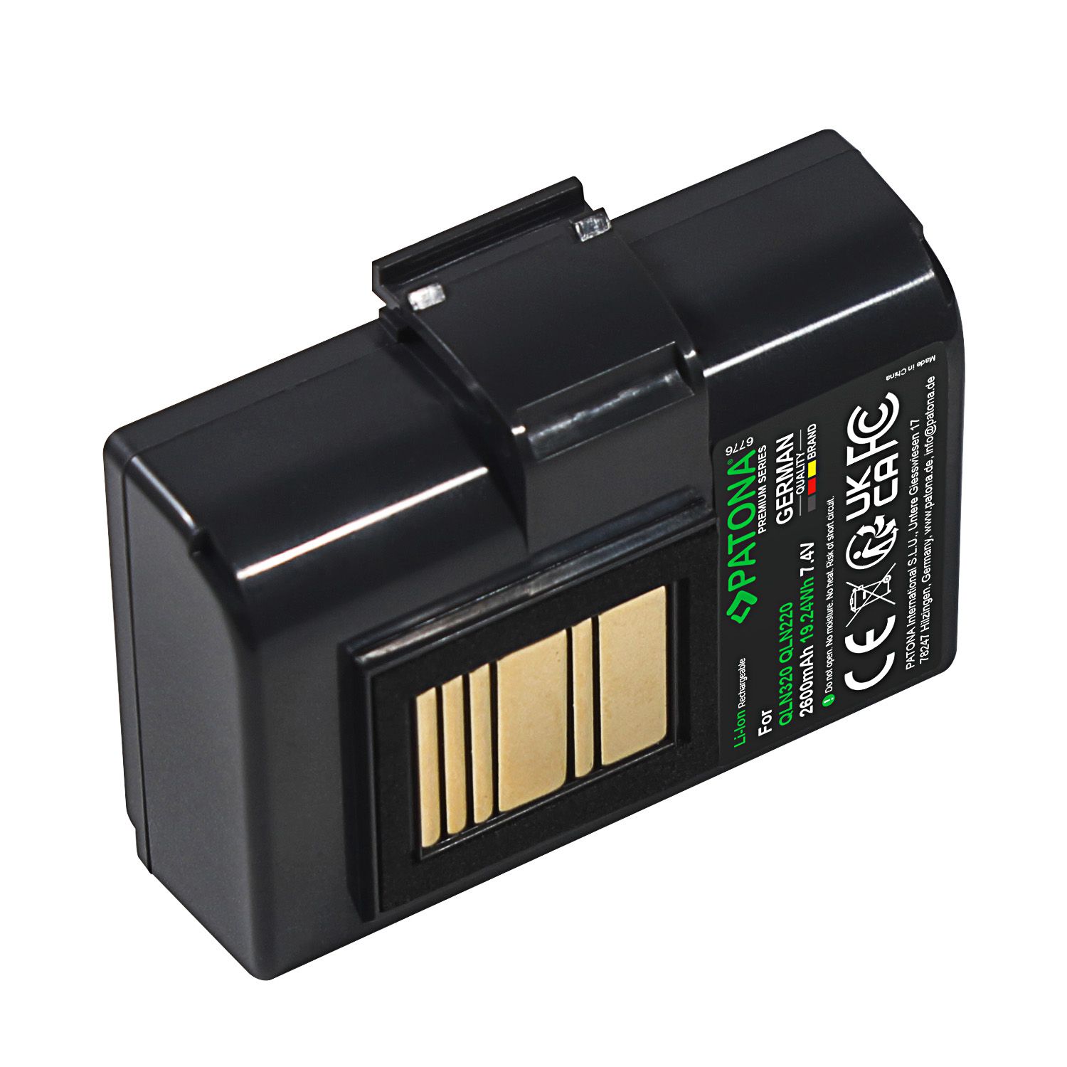 Patona Premium Akku Zebra ZQ600 Serie