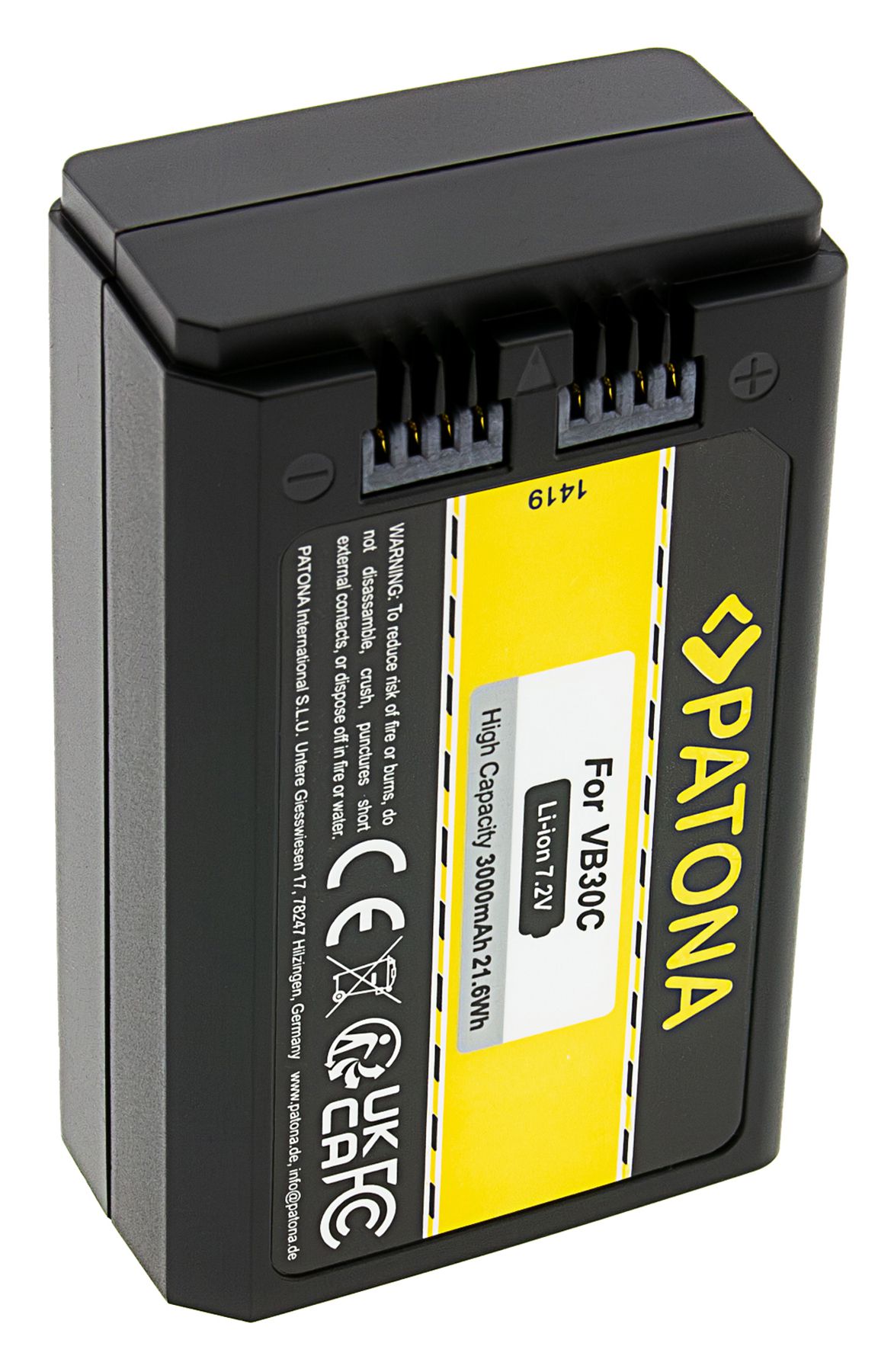 Patona Akku VB30 Godox V1 USB-C