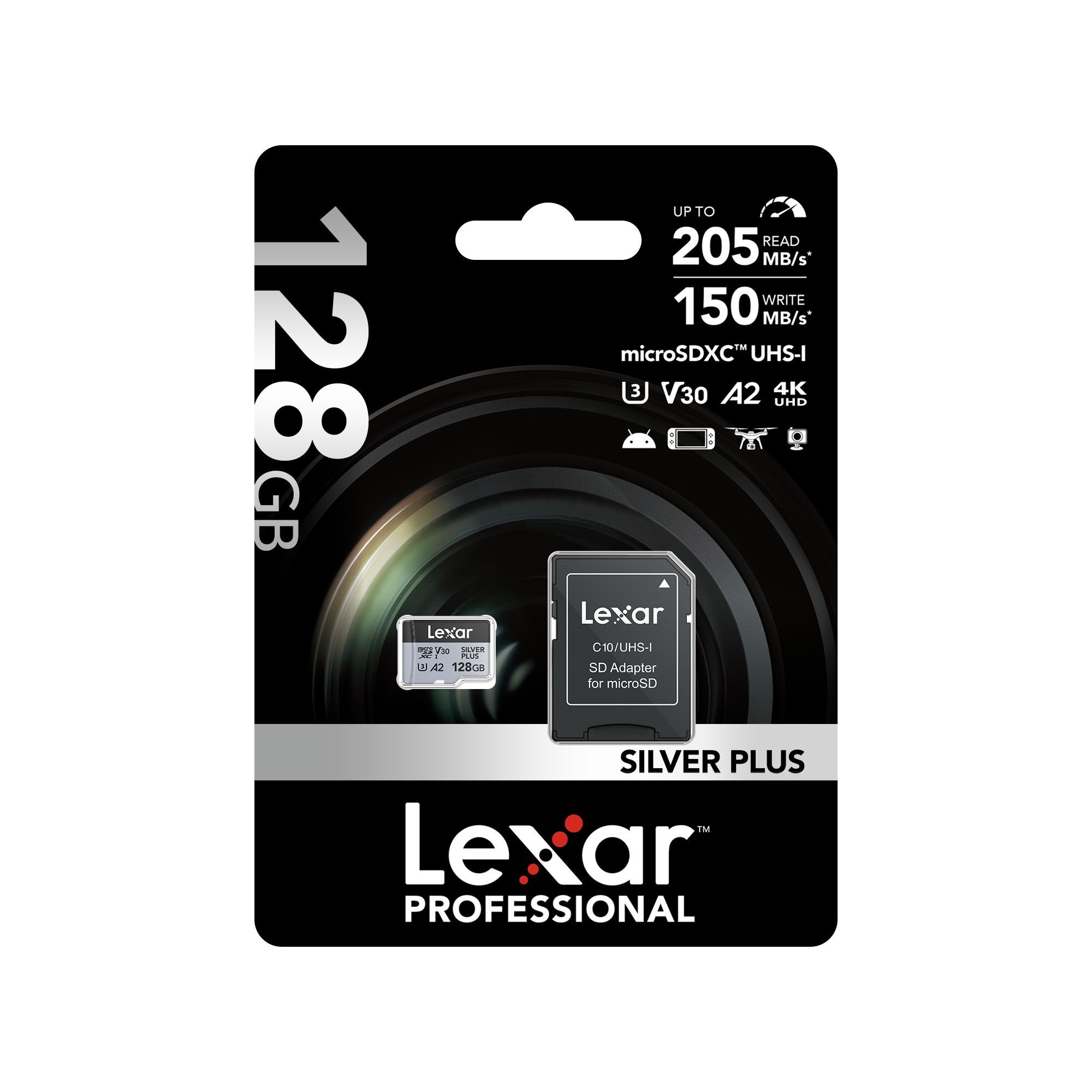 Lexar micro SDXC Silver Plus 128GB