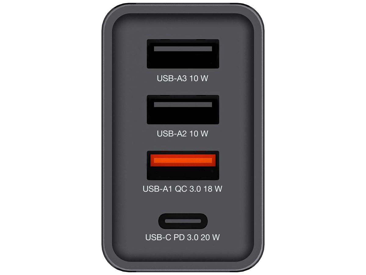 Verbatim 4 Port Charger 30W Black