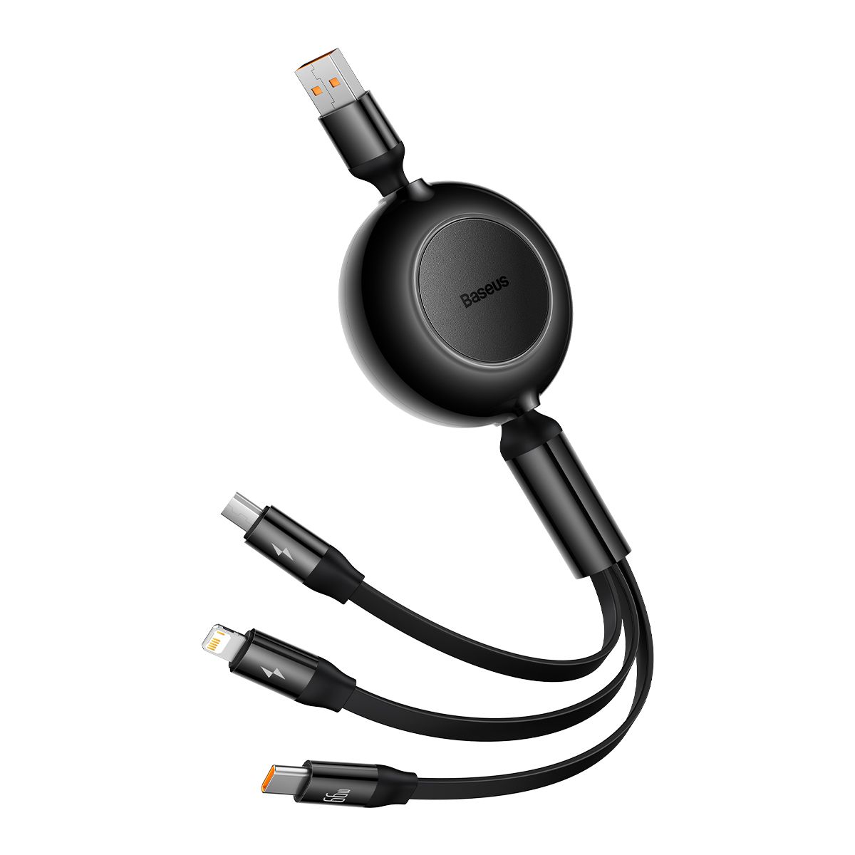 Baseus USB-A 3-in-1 Cable 1.1m Black