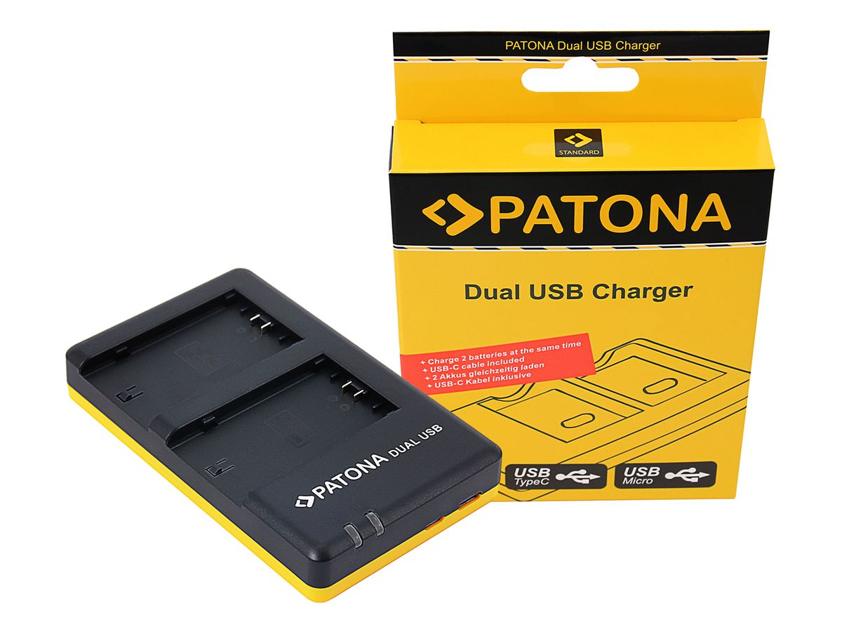 Patona Ladegerät Dual USB Sony NP-FZ100