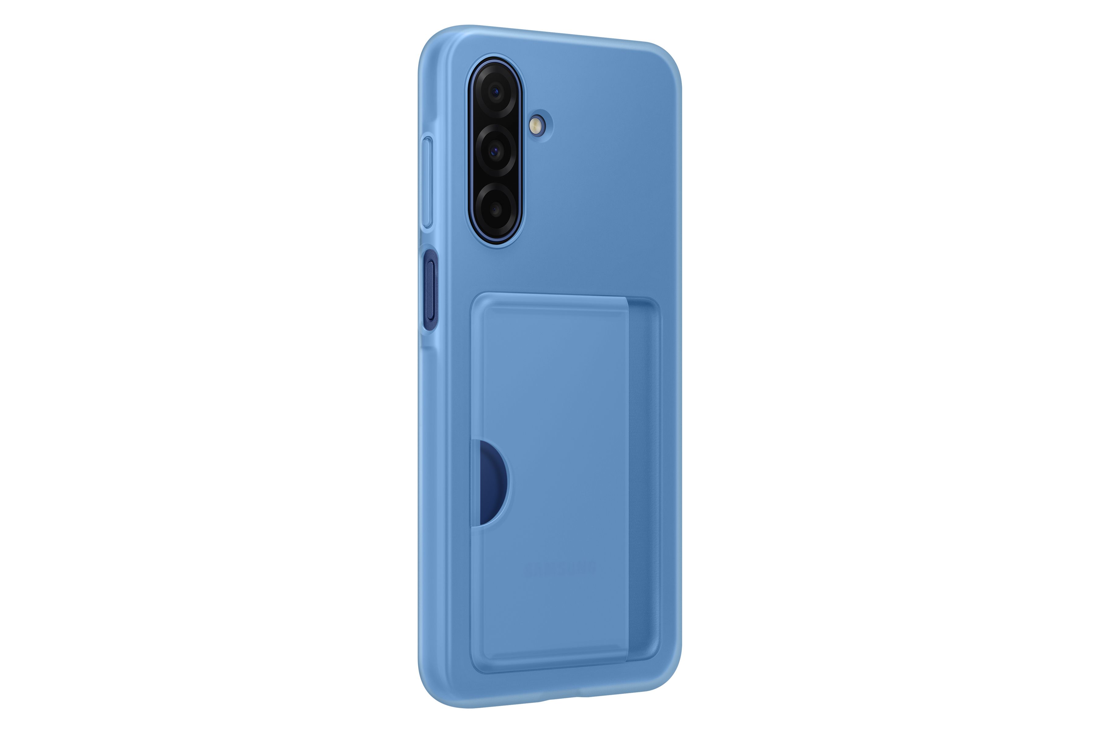Samsung A17 Card Slot Case Blue
