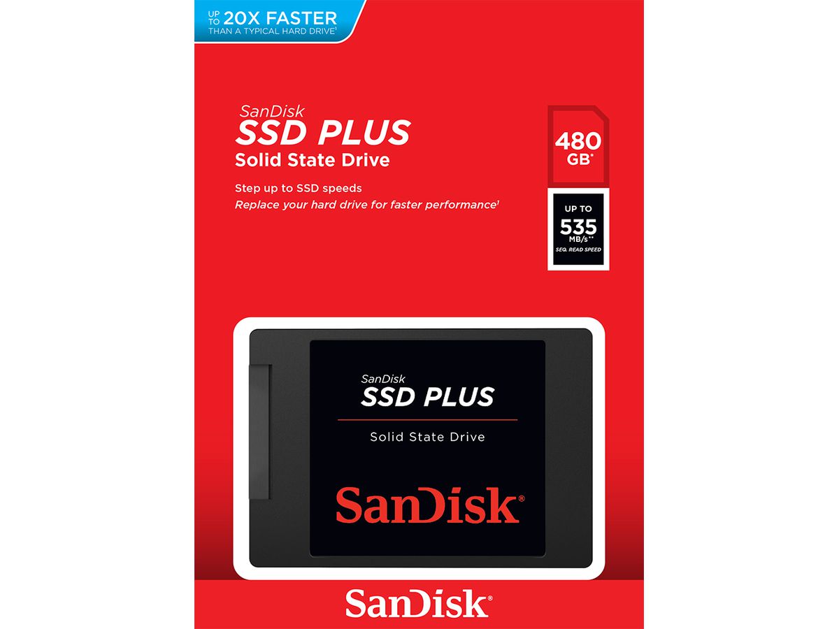 SanDisk SSD PLUS 2.5' SATA 480GB