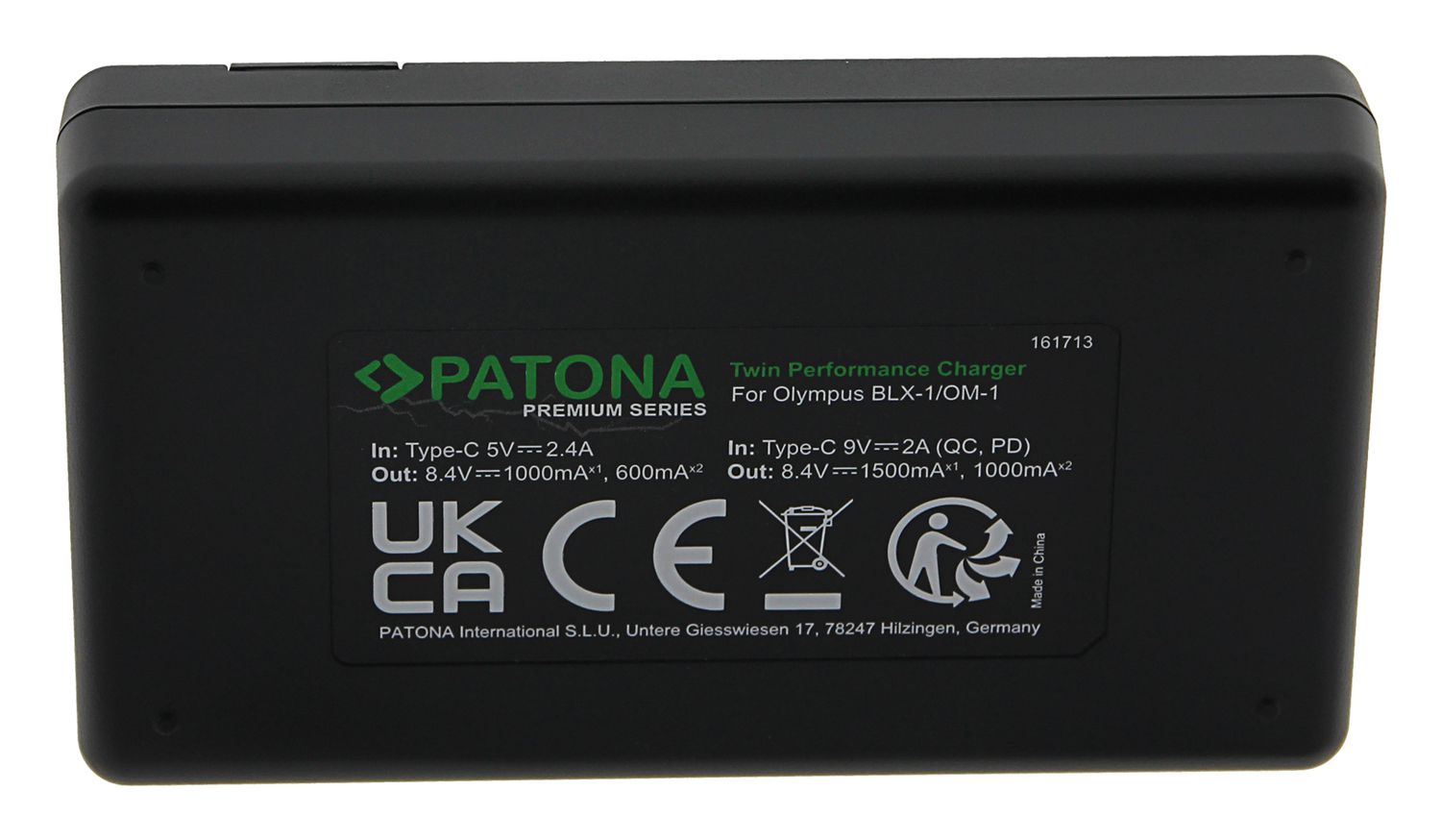 Patona Premium Twin Charger OM BLX-1