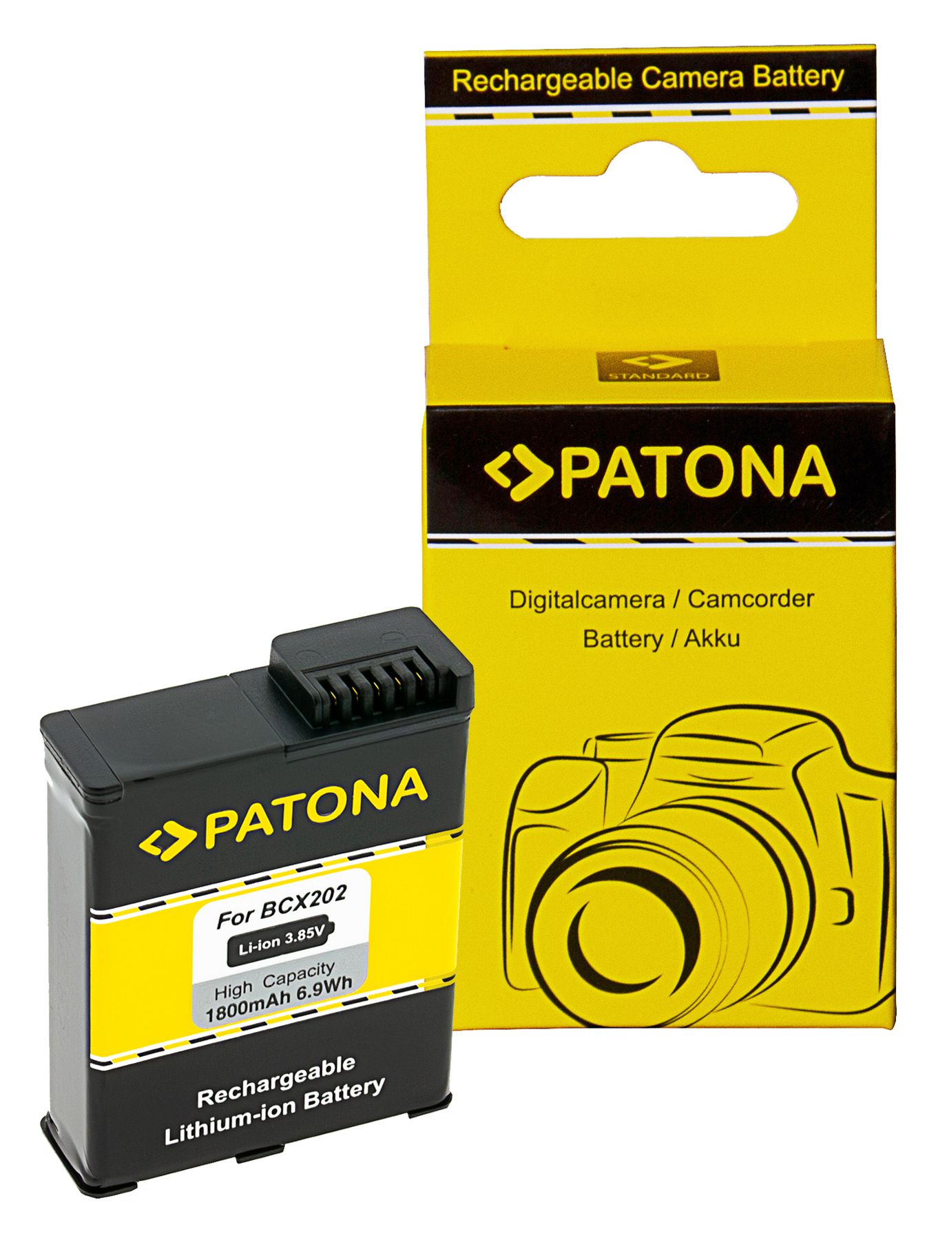 Patona Akku DJI Osmo Action 4 BCX202