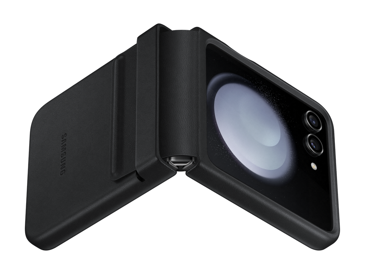 Samsung Flip 5 Flap ECO-Leather Case Black