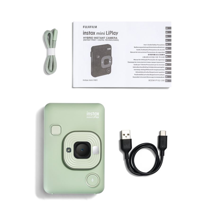 Fujifilm Instax Mini LiPlay Green USB-C