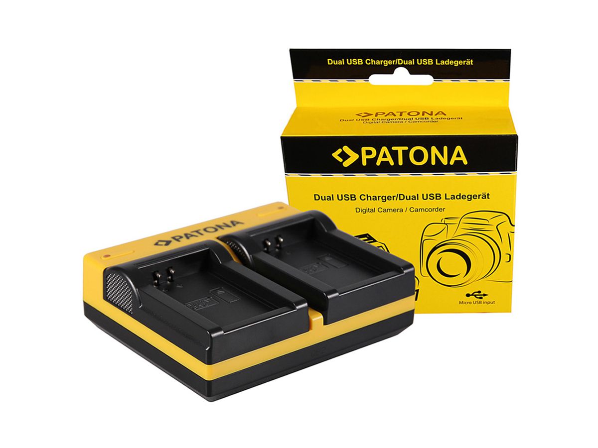 Patona Ladegerät Dual USB Canon LP-E12