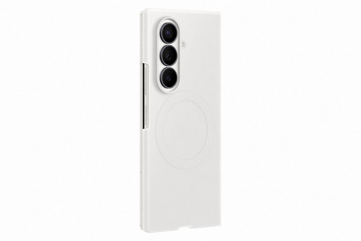 Samsung Fold 8 Ultra Silico Magnet Cream